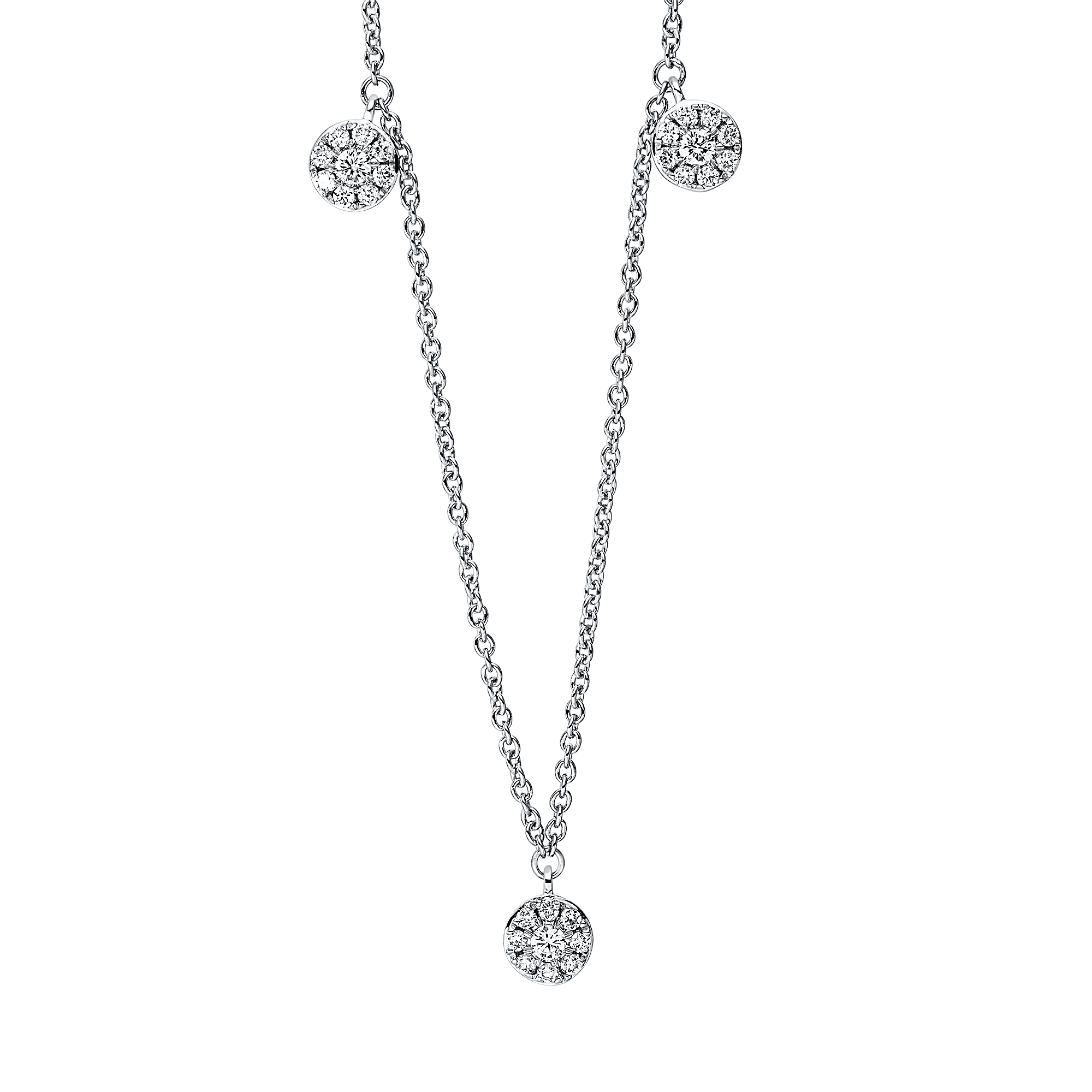Brogle Classic necklace with diamond pendant Brogle Classic necklace with diamond pendant