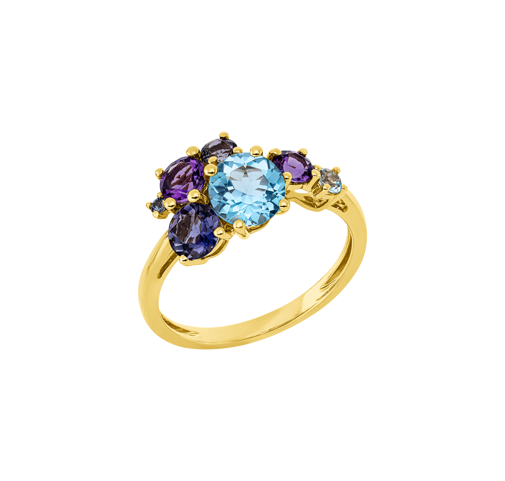 Brogle Classic colored stone ring