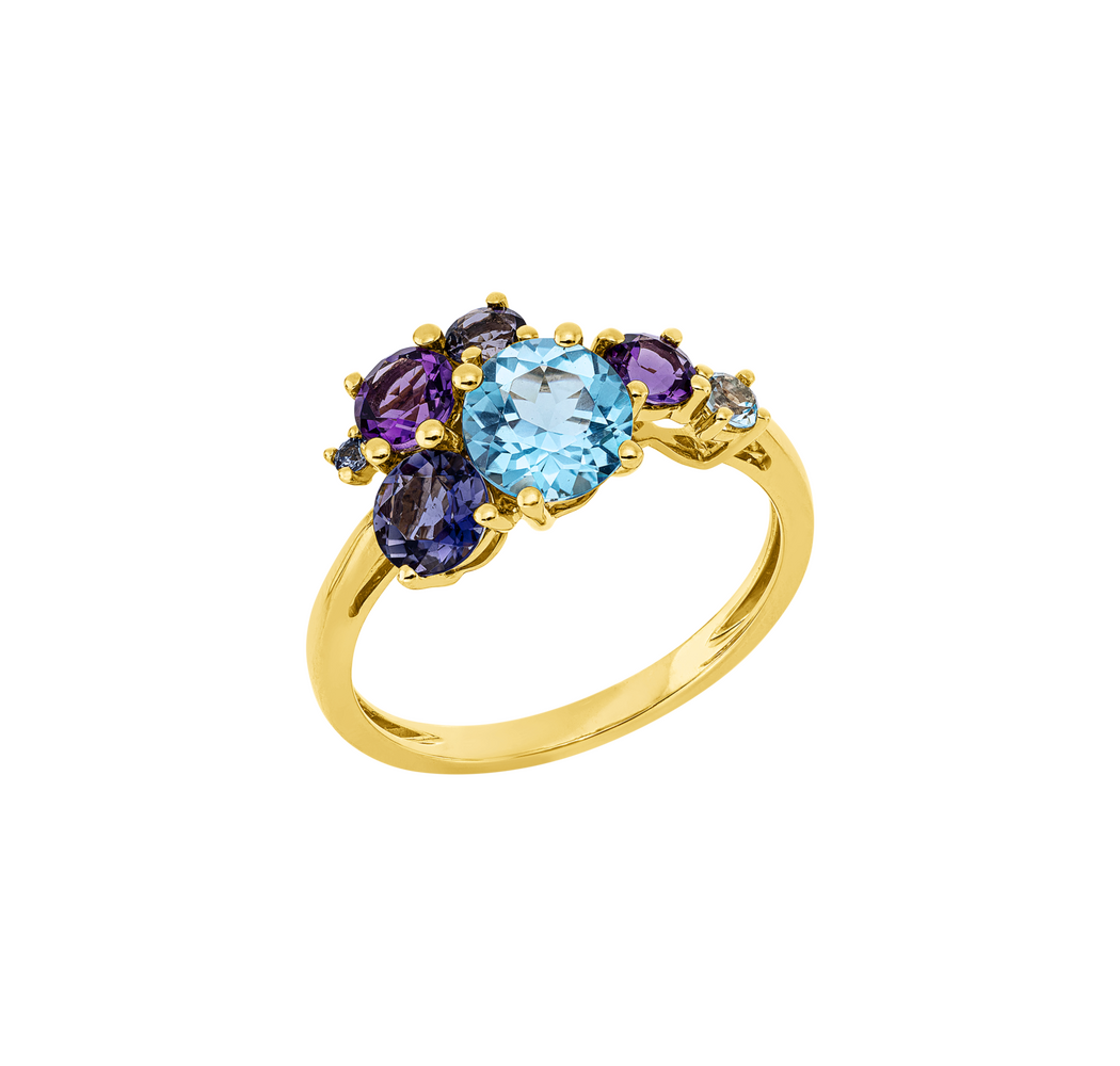 Brogle Classic colored stone ring