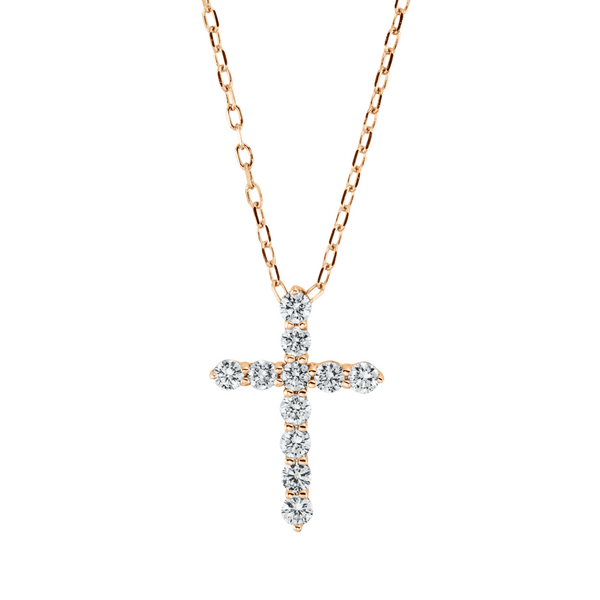 Brogle Classic Kette mit Diamantkreuz Brogle Classic Kette mit Diamantkreuz