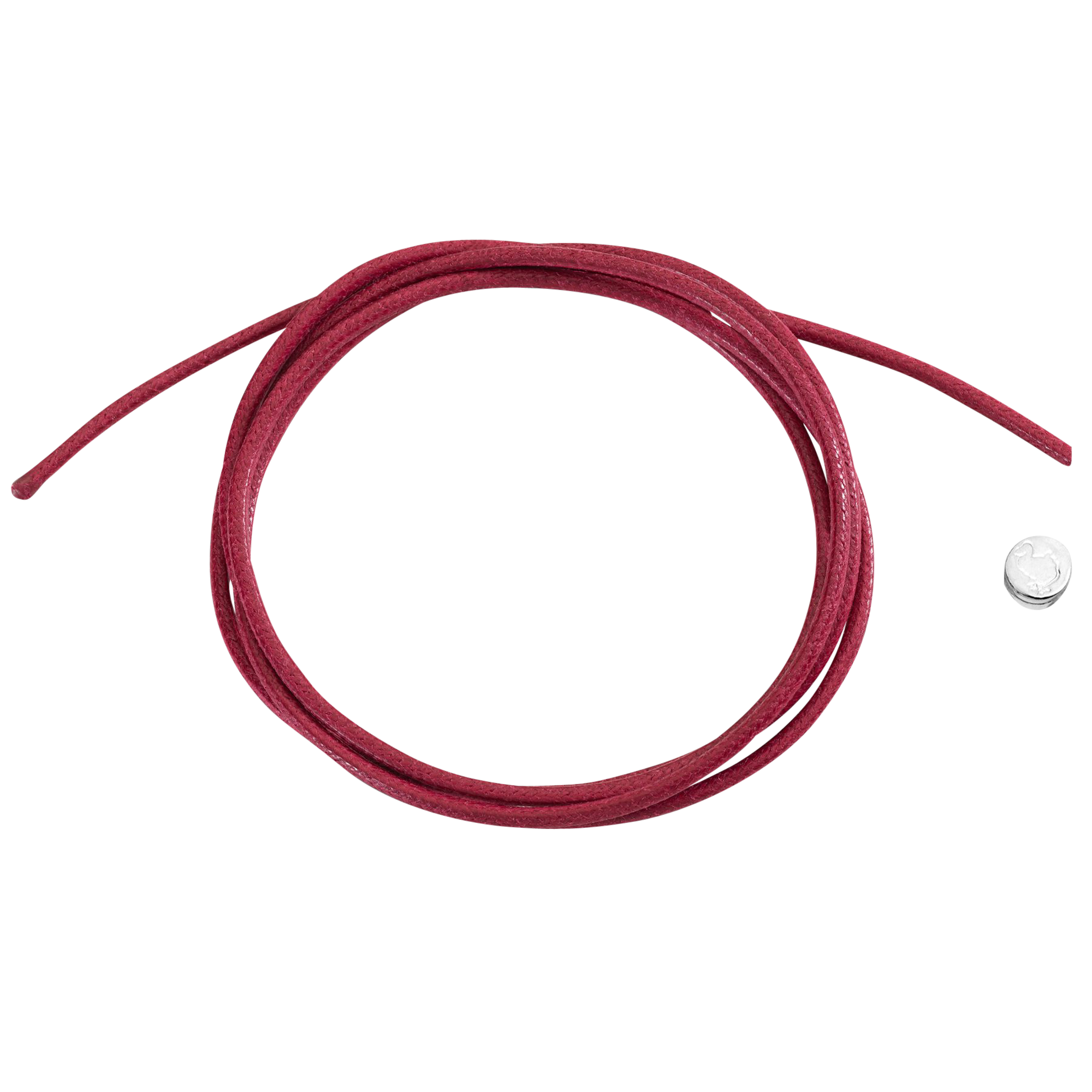 Dodo thick bordeaux-coloured cotton cord Dodo thick bordeaux-coloured cotton cord