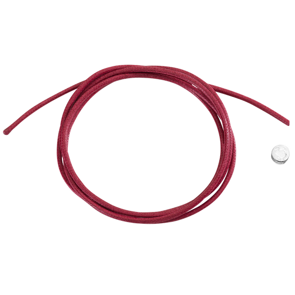 Dodo thick bordeaux-coloured cotton cord Dodo thick bordeaux-coloured cotton cord