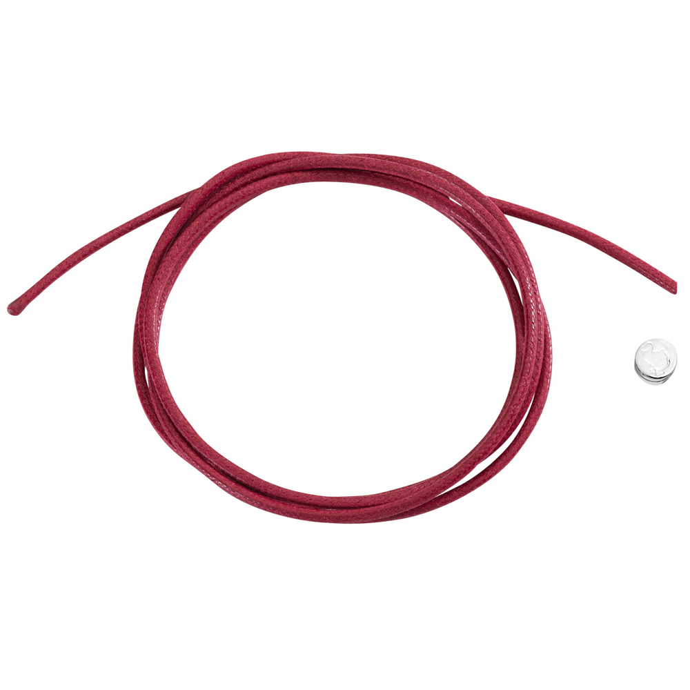Dodo thick bordeaux-coloured cotton cord Dodo thick bordeaux-coloured cotton cord