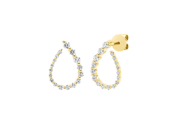 Brogle Classic diamond stud earrings