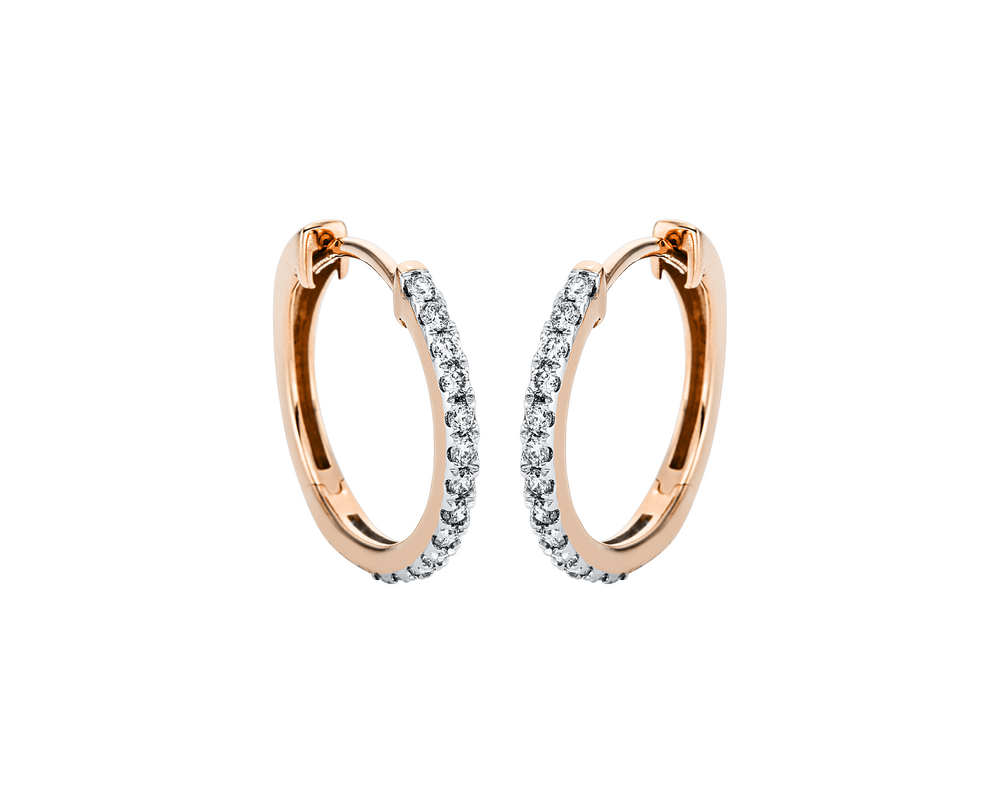 Brogle Selection Eternity diamond hoop earrings