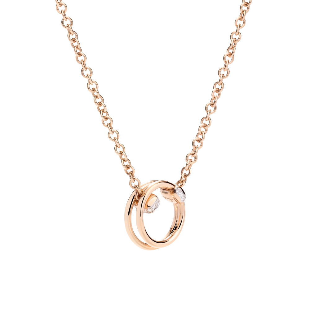 PCC4012 O7WHR DB000 020 Pomellato pomellato together necklace with pendant rose gold 18kt diamond l65c362d3276b88c2