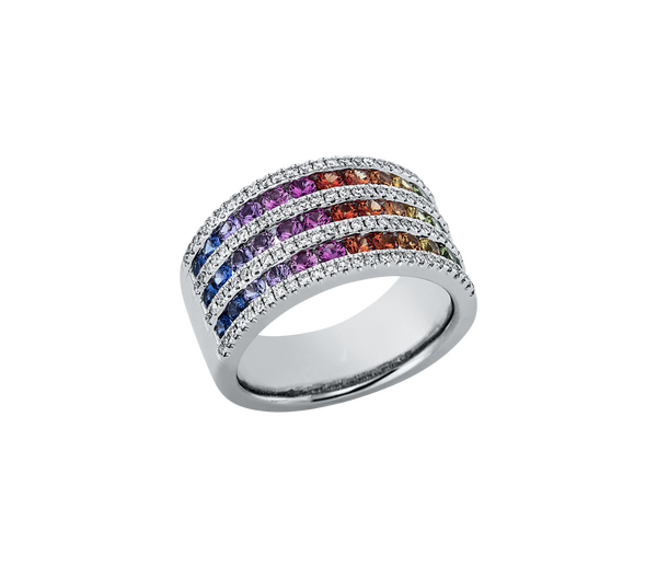 Brogle Classic Saphirring Rainbow