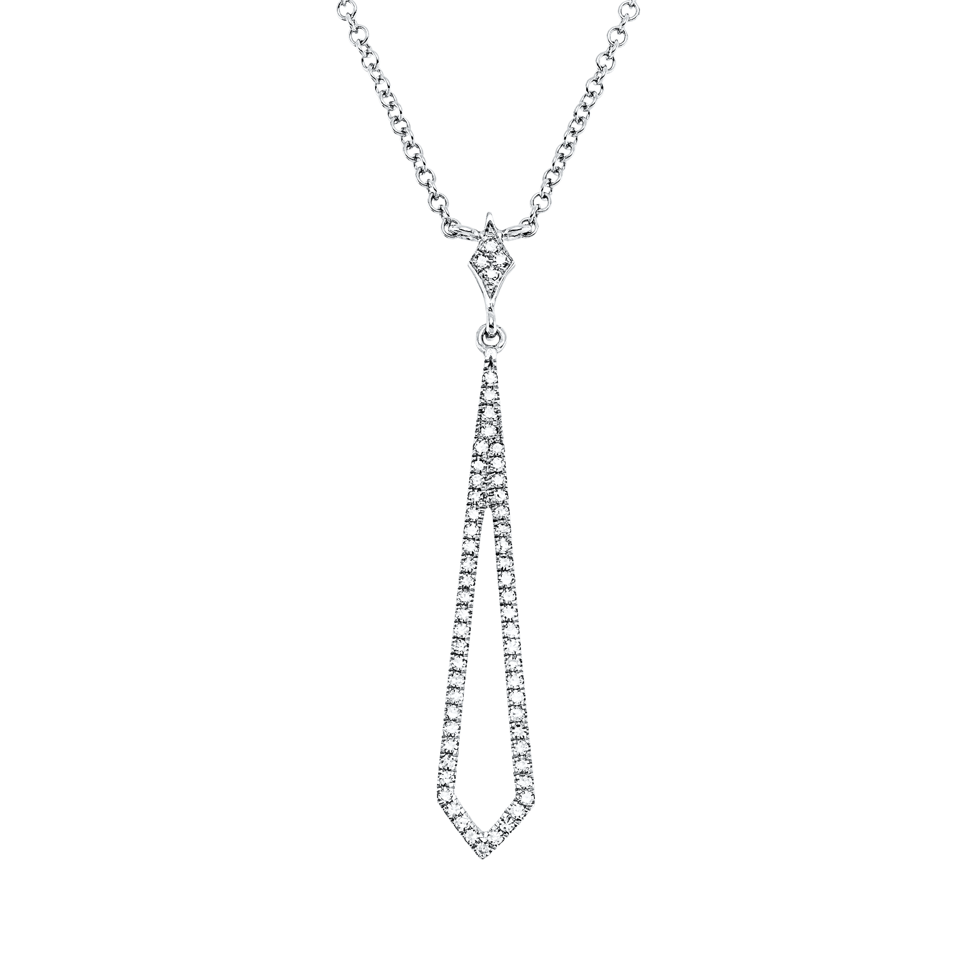 Brogle Classic necklace with diamond pendant Brogle Classic necklace with diamond pendant