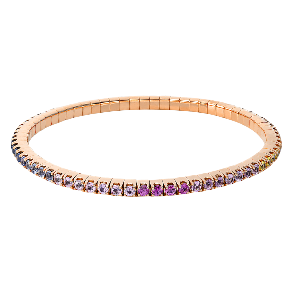 Brogle Selection Saphirarmband Rainbow flexibel Brogle Selection Saphirarmband Rainbow flexibel