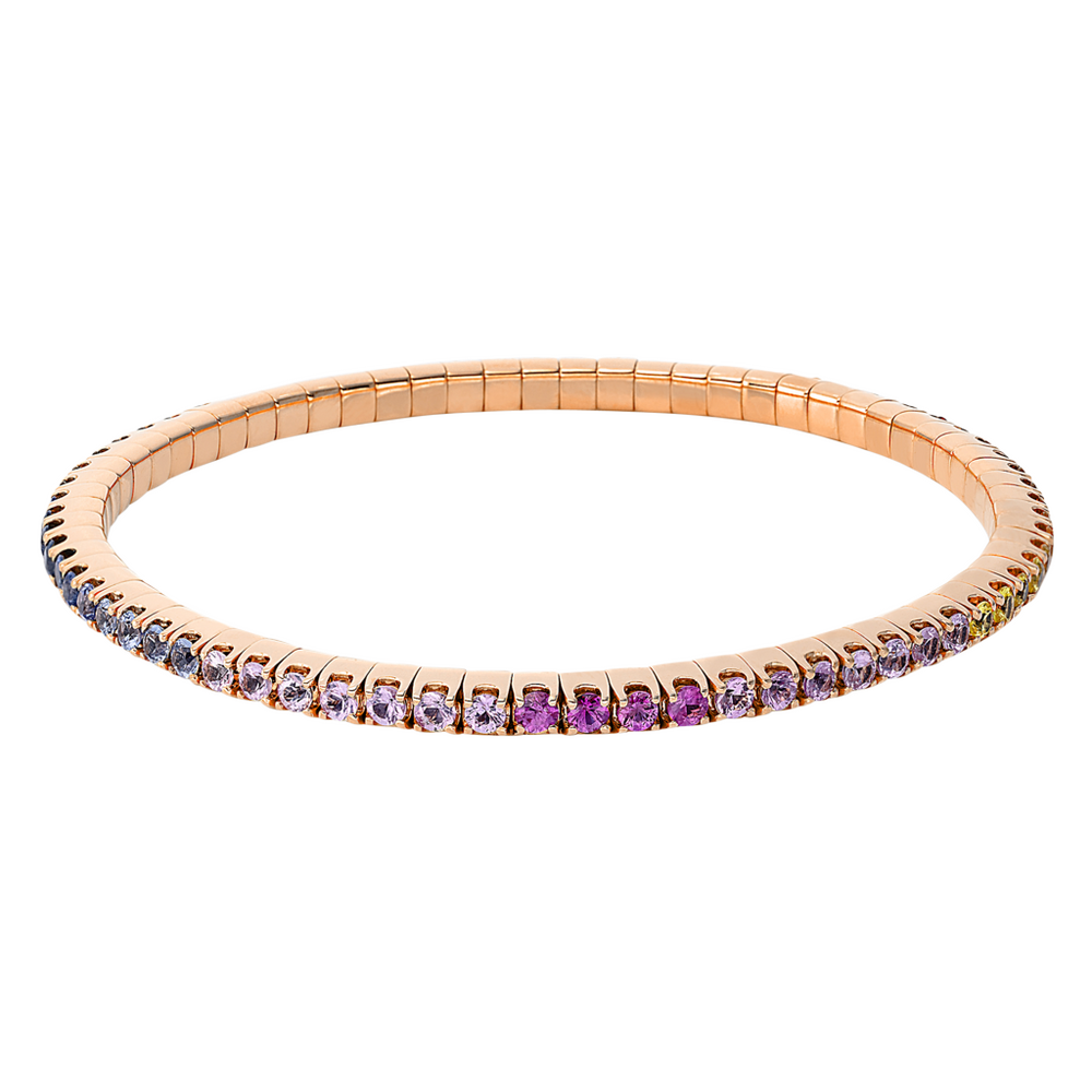 Brogle Selection Saphirarmband Rainbow flexibel Brogle Selection Saphirarmband Rainbow flexibel