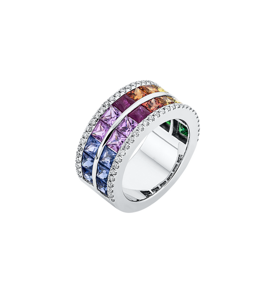 Brogle Selection sapphire ring Rainbow Brogle Selection sapphire ring Rainbow