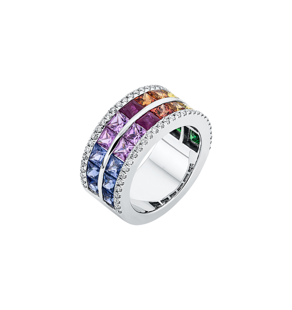 Brogle Selection sapphire ring Rainbow Brogle Selection sapphire ring Rainbow