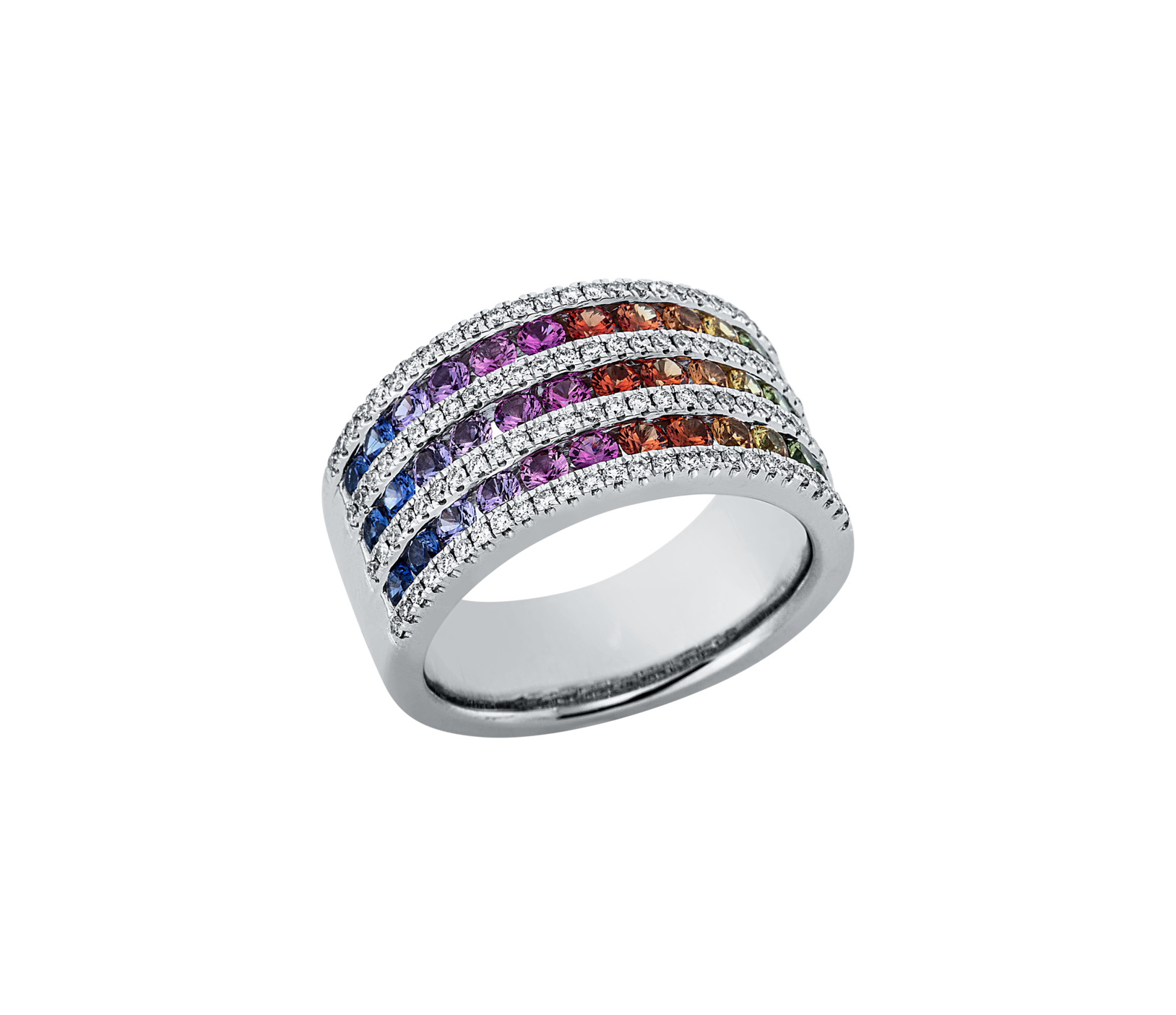 Brogle Selection Saphirring Rainbow Brogle Selection Saphirring Rainbow
