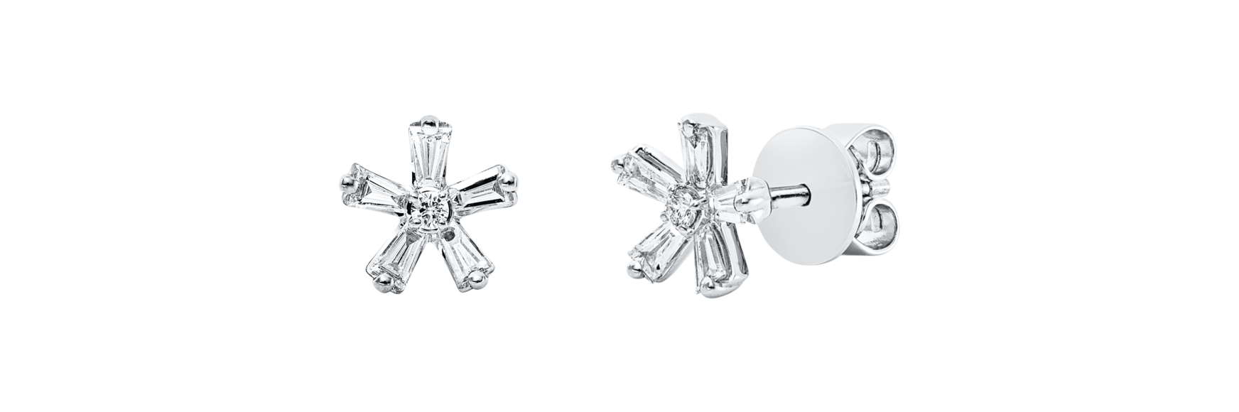 Brogle Classic diamond stud earrings