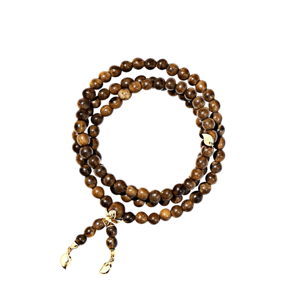 Tamara Comolli India Snakewood plain snakewood bracelet and necklace Tamara Comolli India Snakewood plain snakewood bracelet and necklace
