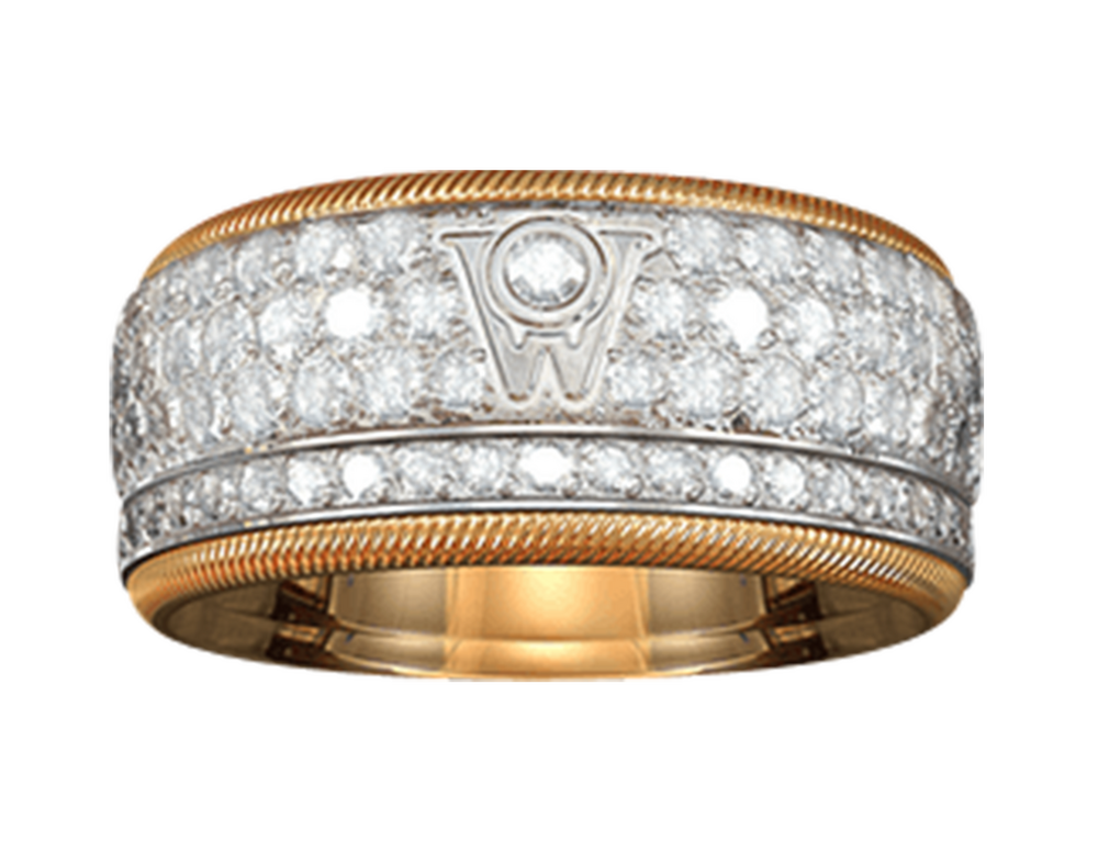 Wellendorff Golden Brilliant Kiss Ring