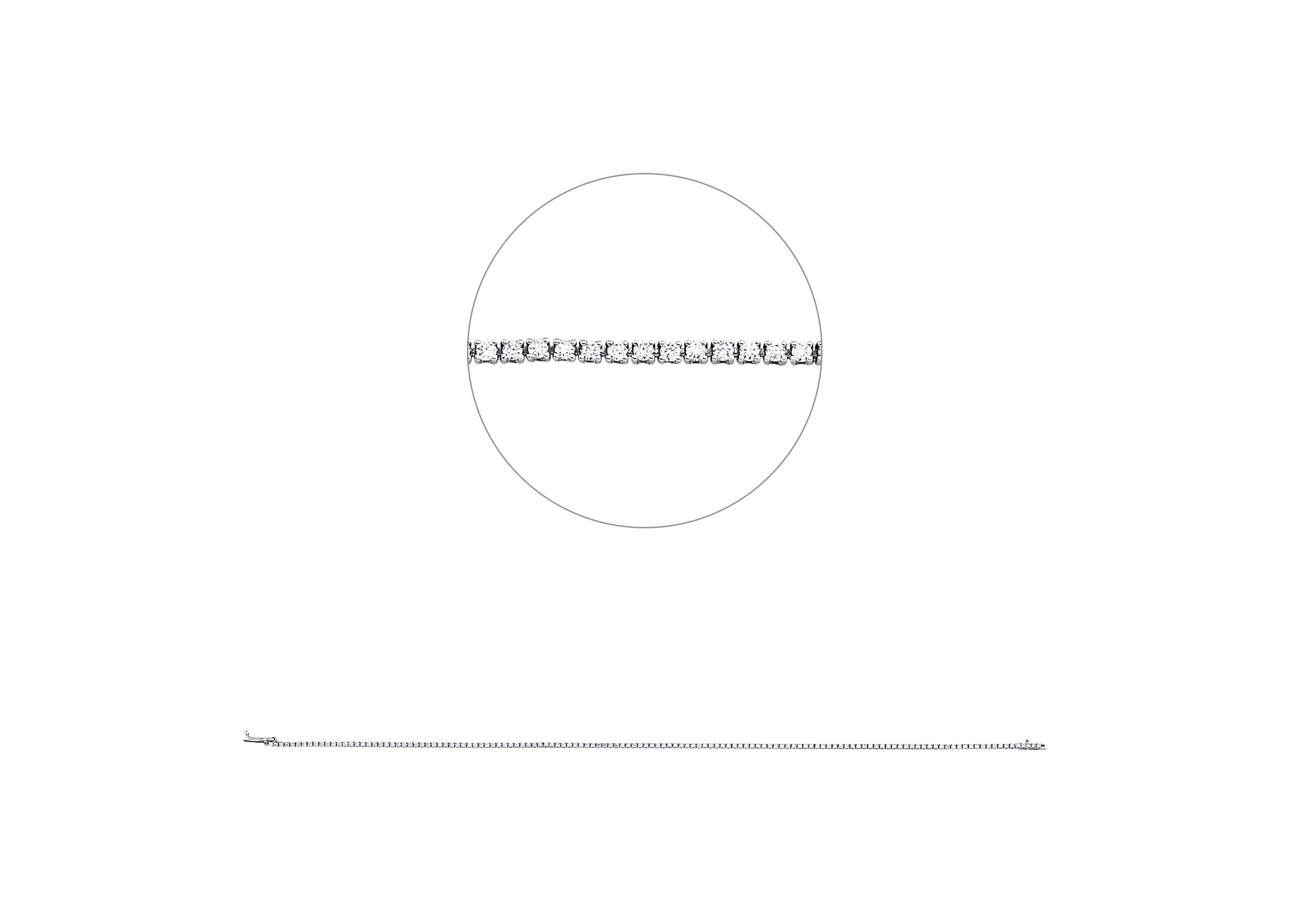 Brogle Classic tennis bracelet