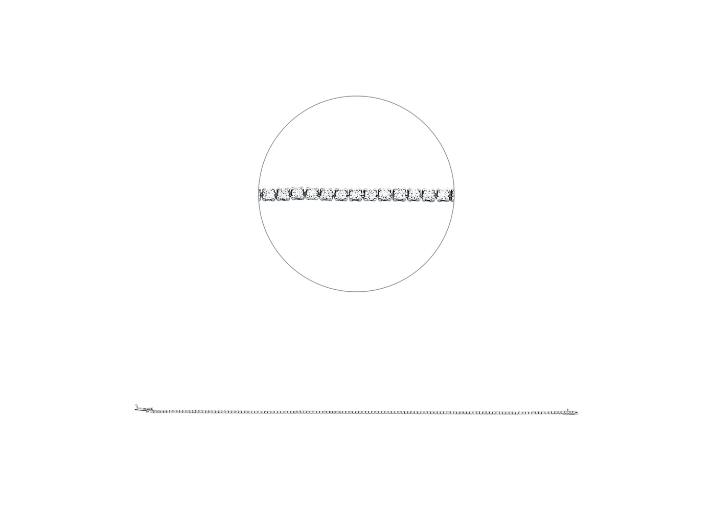 Brogle Classic tennis bracelet