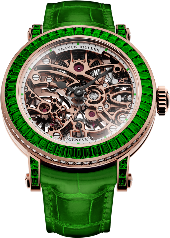 Franck Muller Round Skeleton Baguette 30.5 x 36.5mm Franck Muller Round Skeleton Baguette 30.5 x 36.5mm