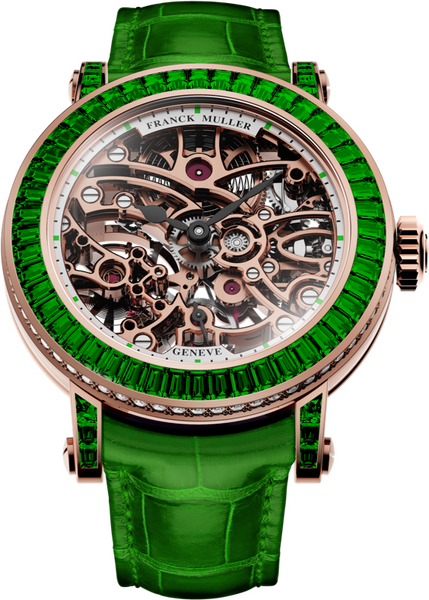 Franck Muller Round Skeleton Baguette 30,5 x 36,5mm Franck Muller Round Skeleton Baguette 30,5 x 36,5mm
