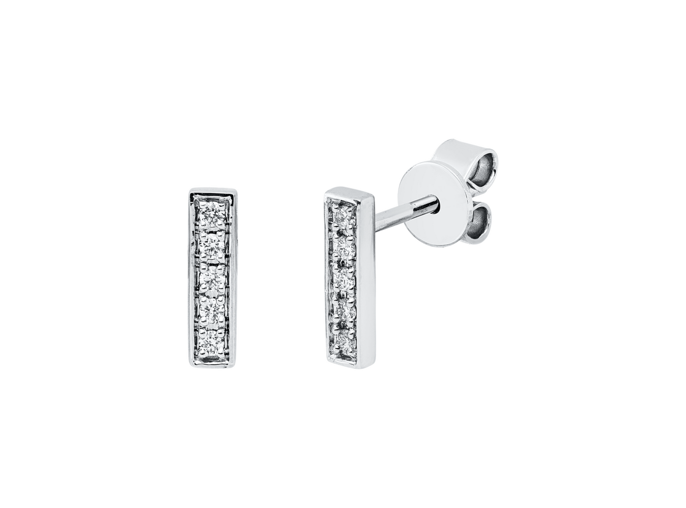 Brogle Classic diamond stud earrings