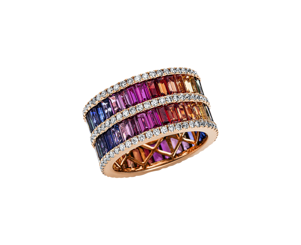 Brogle Selection sapphire ring Rainbow Brogle Selection sapphire ring Rainbow
