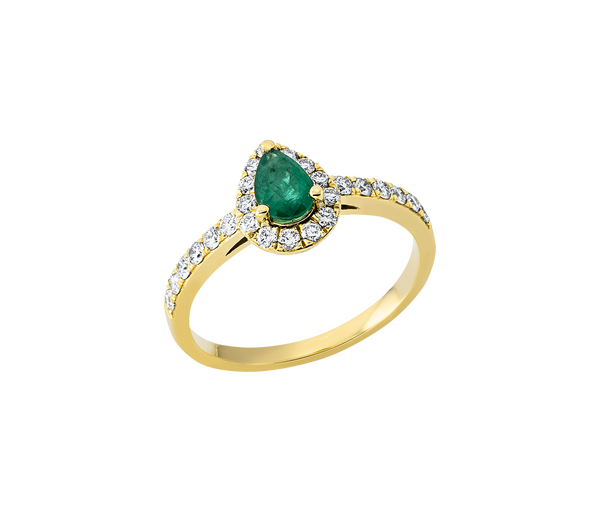 Brogle Classic emerald ring