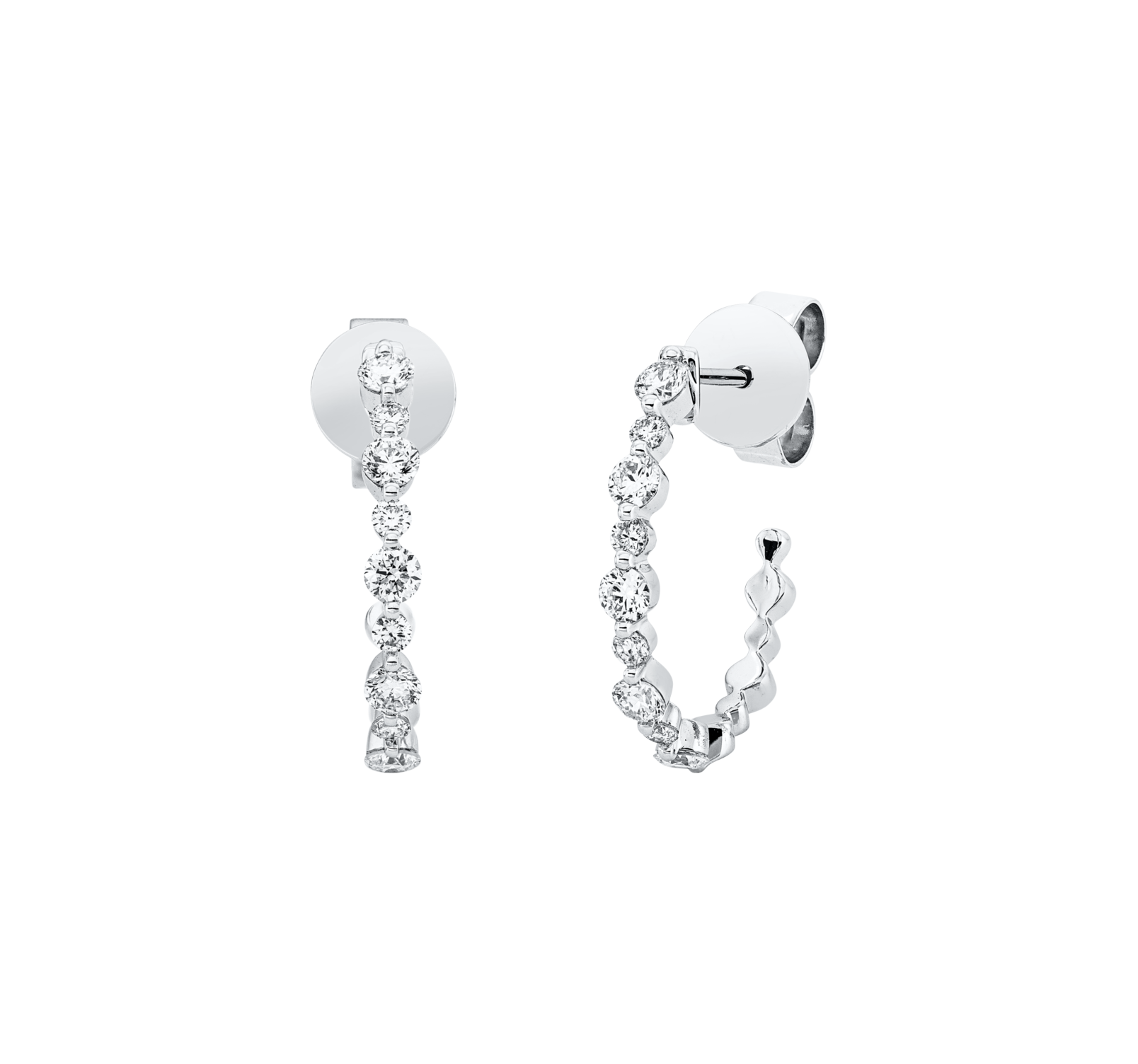 Brogle Classic diamond stud earrings