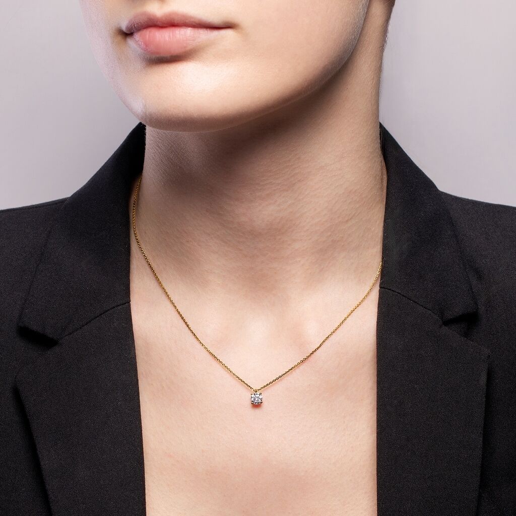 Brogle solitaire necklace Julia up to 0.5 carat