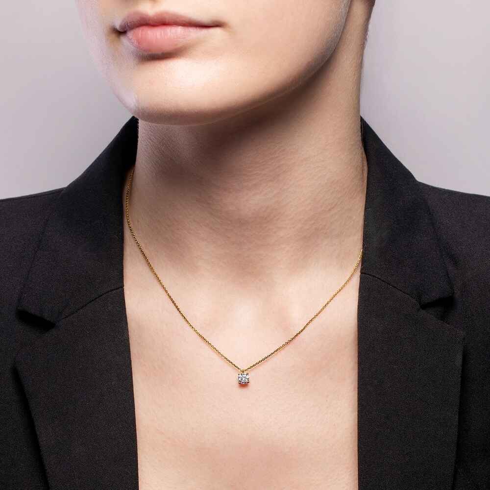 Brogle solitaire necklace Julia up to 0.5 carat