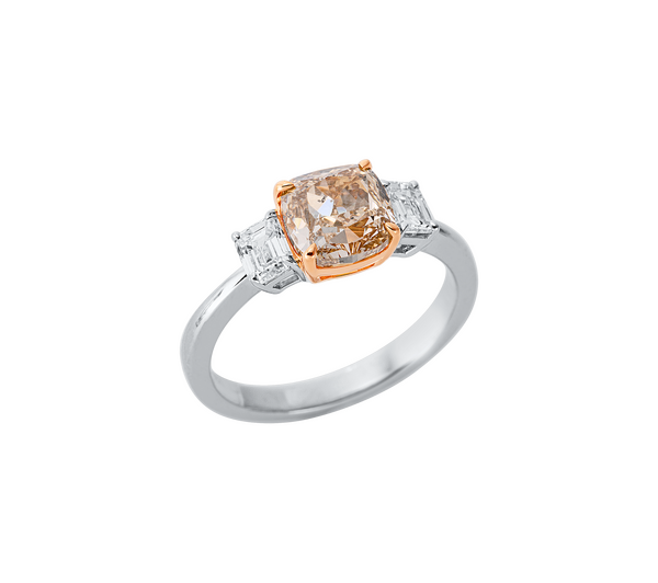 Brogle Selection Bicolor diamond ring