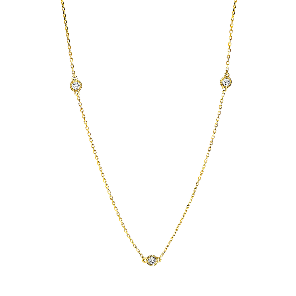 Brogle Classic necklace with diamond pendant Brogle Classic necklace with diamond pendant