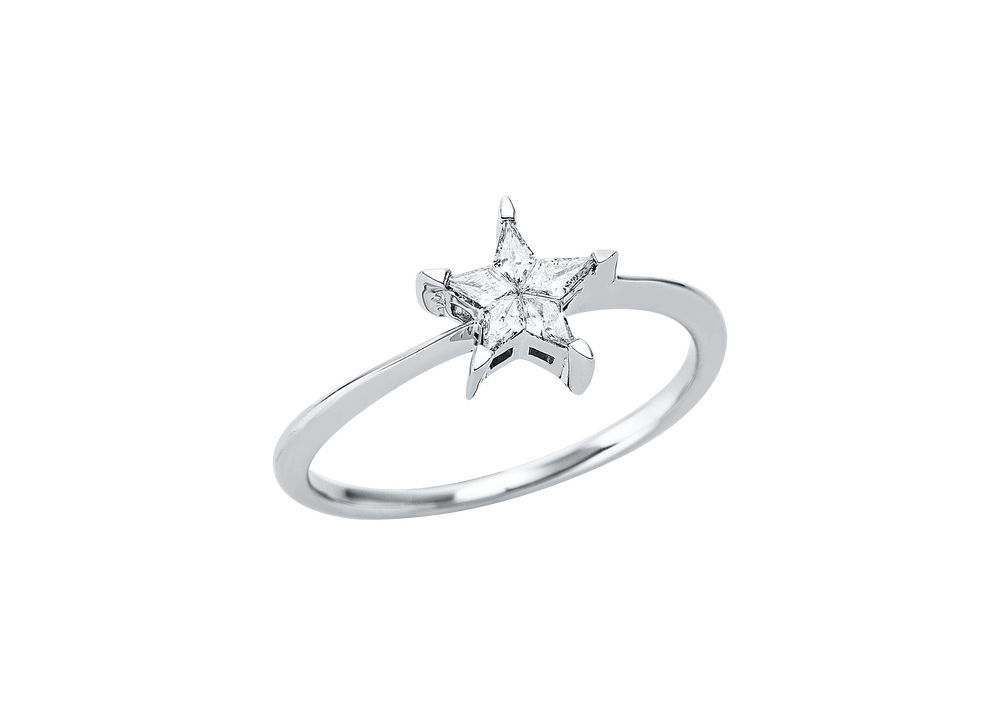 Brogle Selection Spirit star ring with diamonds