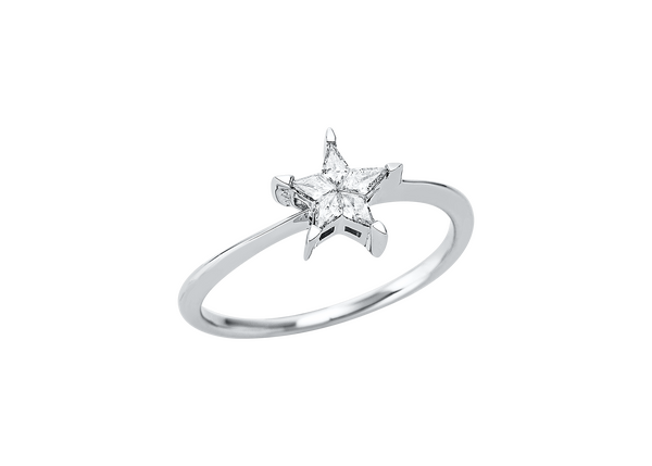 Brogle Selection Spirit star ring with diamonds