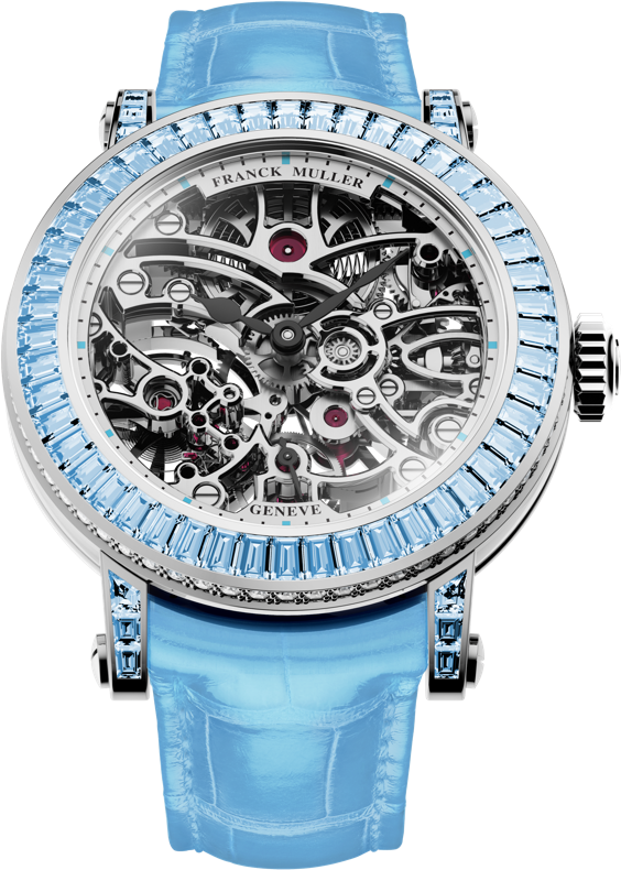 Franck Muller Round Skeleton Baguette 30,5 x 36,5mm
