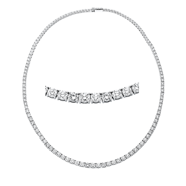 Brogle Selection Eternity tennis necklace