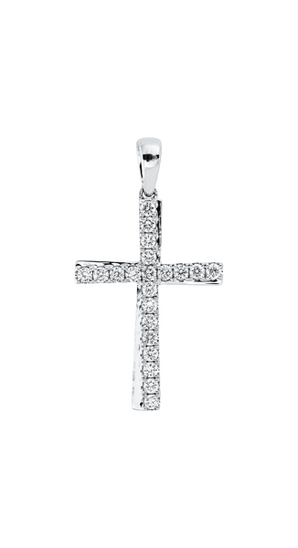 Brogle Classic Kreuzanhänger mit Diamanten Brogle Classic Kreuzanhänger mit Diamanten