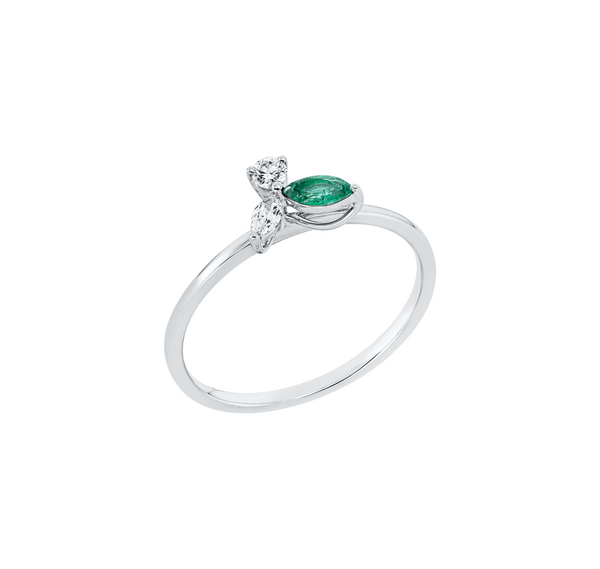 Brogle Classic emerald ring