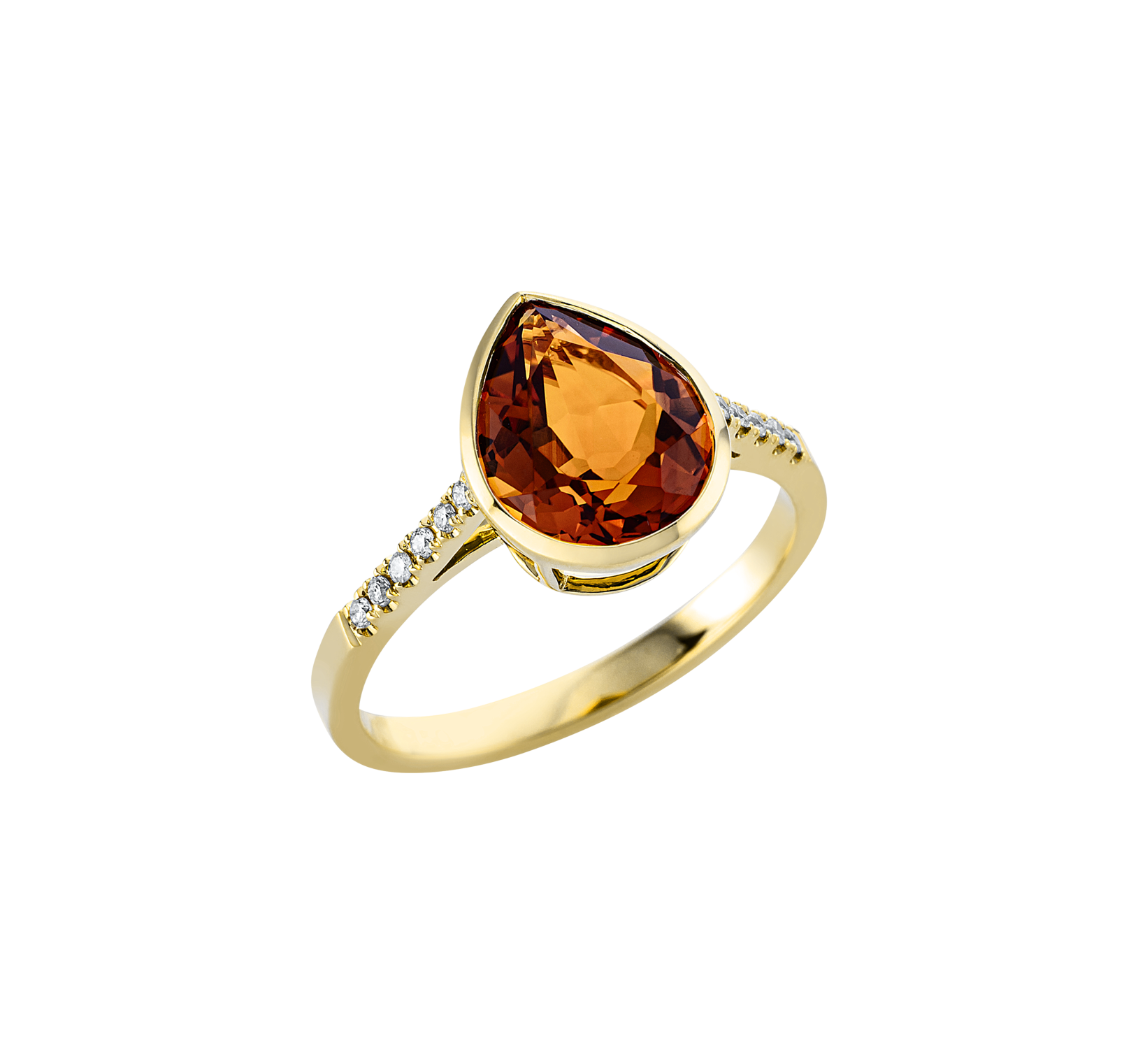 Brogle Classic citrine ring Brogle Classic citrine ring