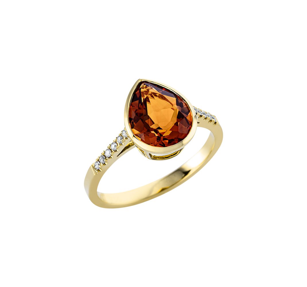 Brogle Classic citrine ring