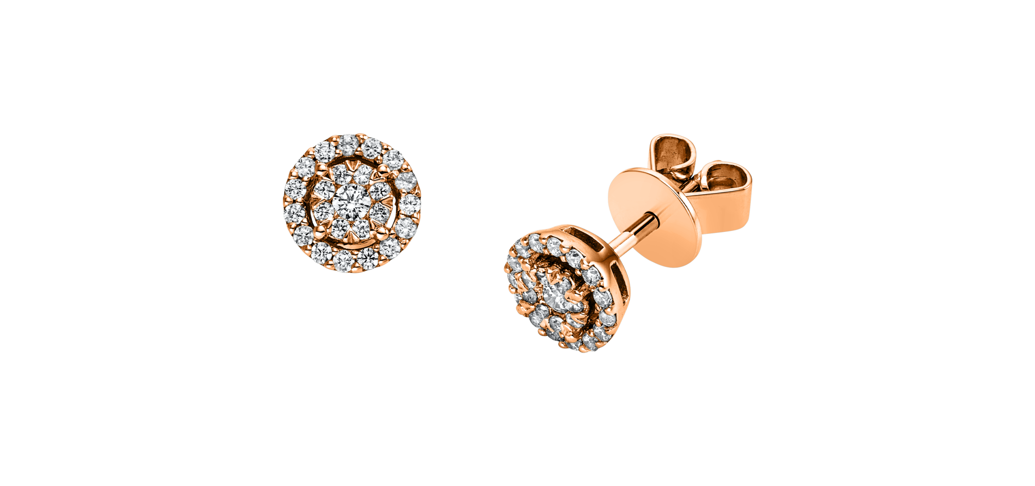 Brogle Classic diamond stud earrings