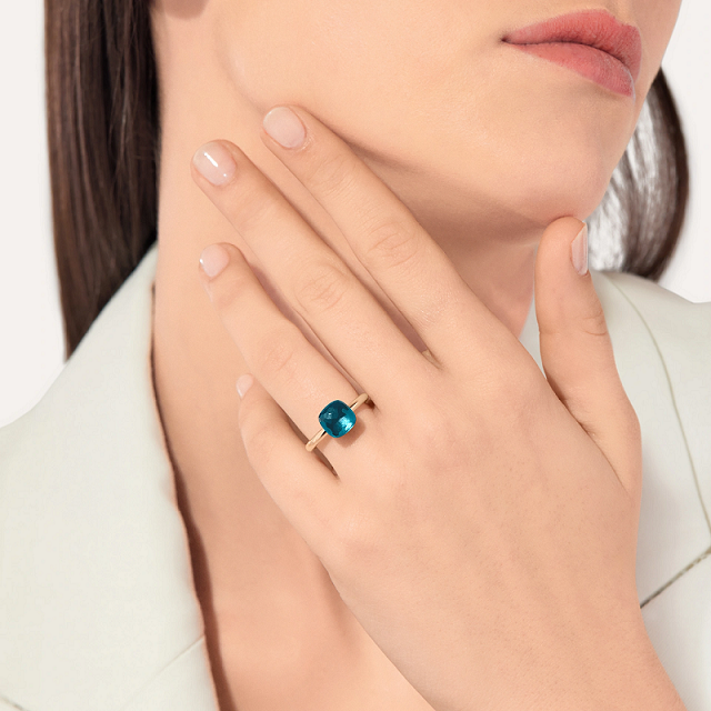 Pomellato Nudo Petit London Topaz Ring