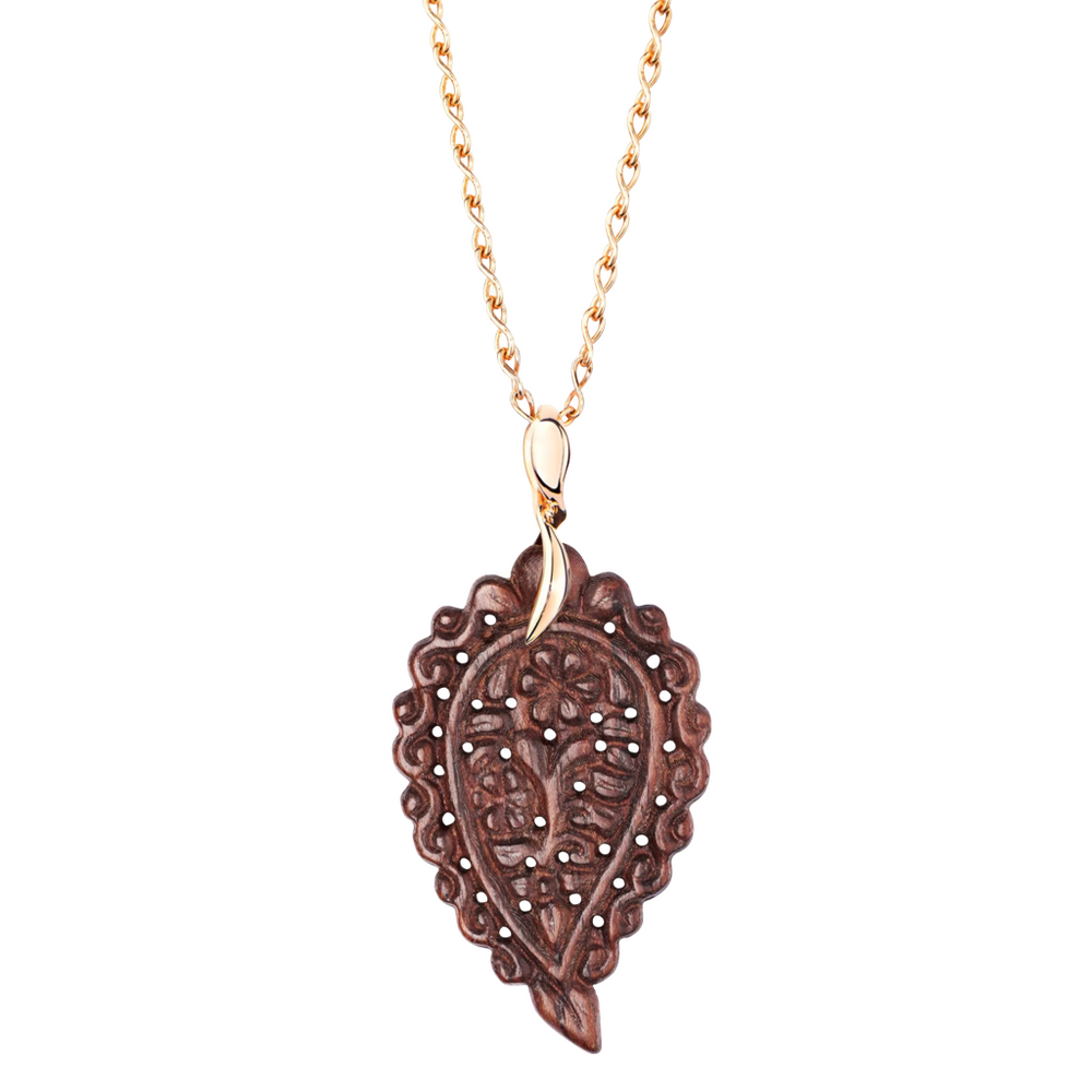Tamara Comolli Leaf Snakewood M Pendant Tamara Comolli Leaf Snakewood M Pendant