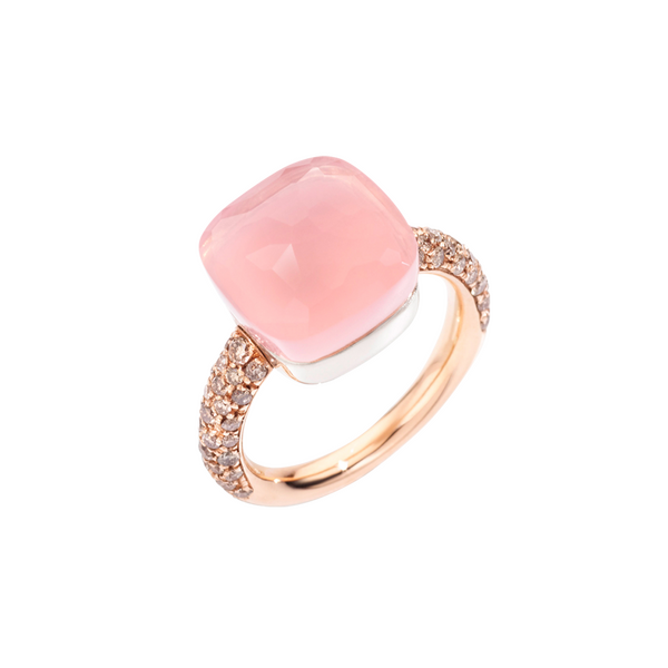 Pomellato Nudo Maxi Rose Quartz Ring