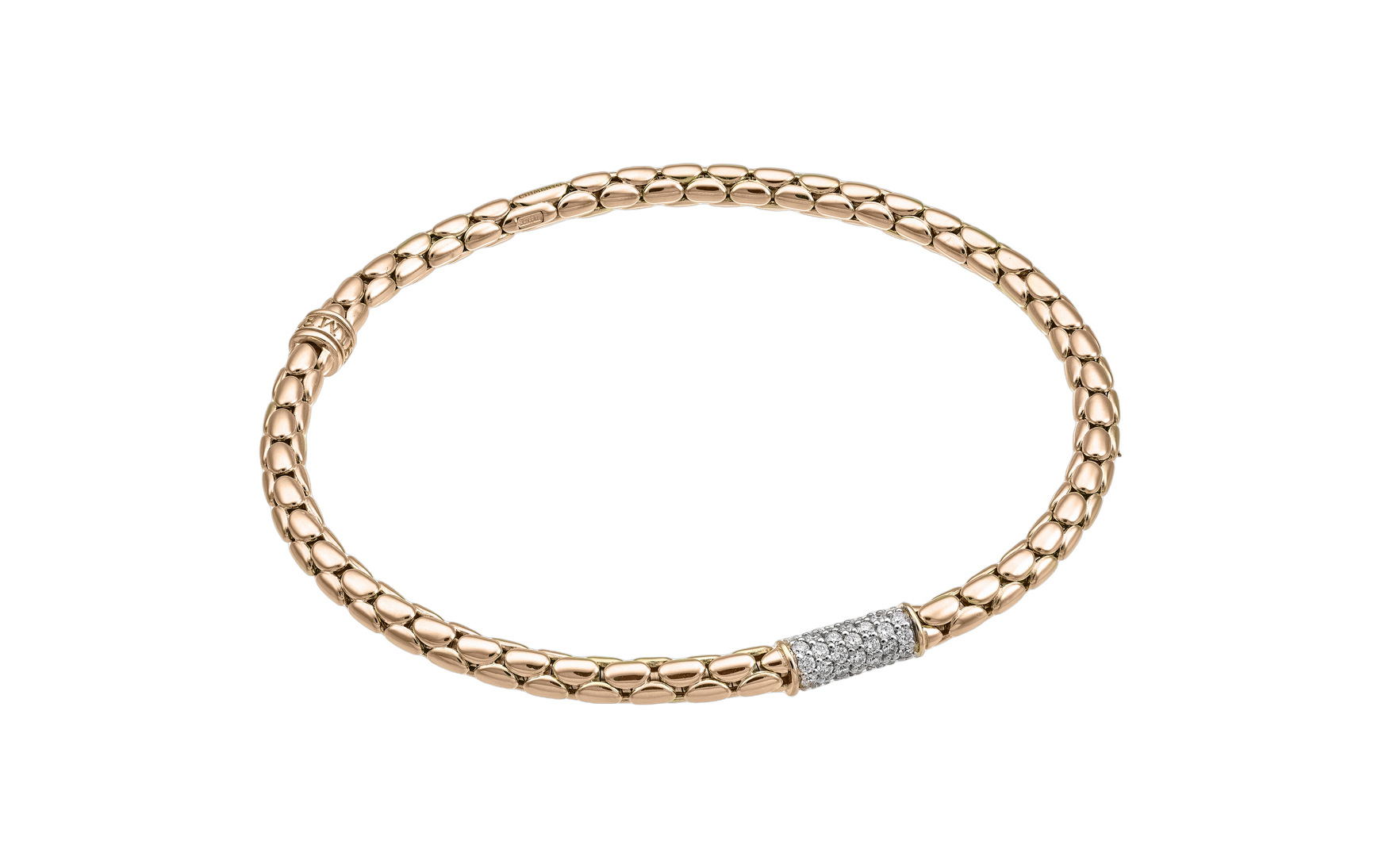 Chimento Stretch Spring Two-Tone Flexible Bracelet