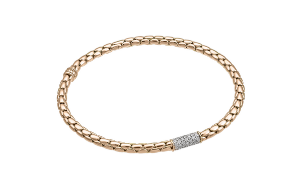 Chimento Stretch Spring Two-Tone Flexible Bracelet