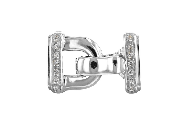 Brogle Classic Perlen-Klappschließe, mehrreihig Brogle Classic Perlen-Klappschließe, mehrreihig