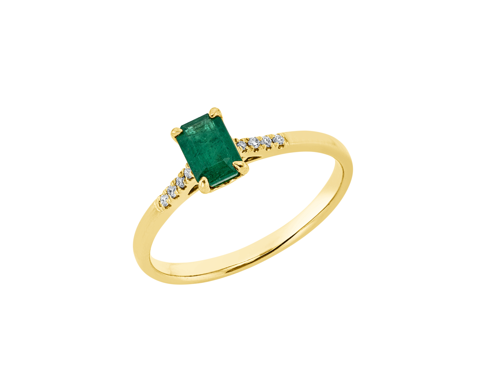 Brogle Classic emerald ring