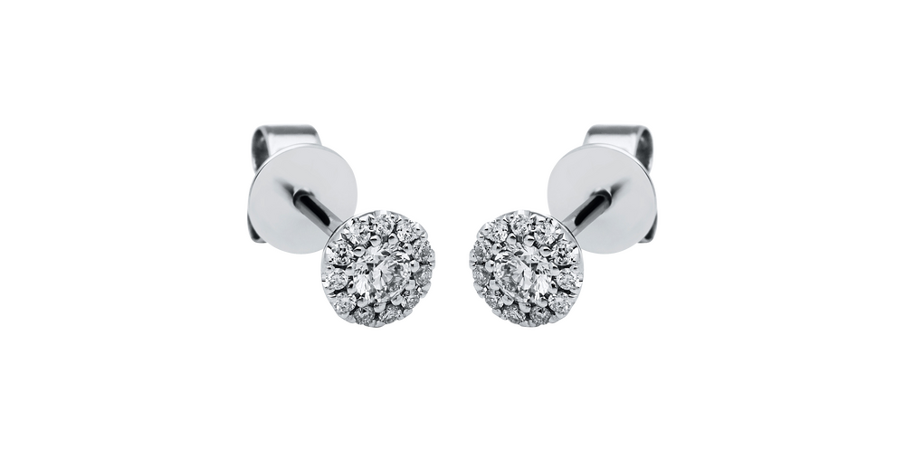 Brogle Selection Illusion diamond stud earrings