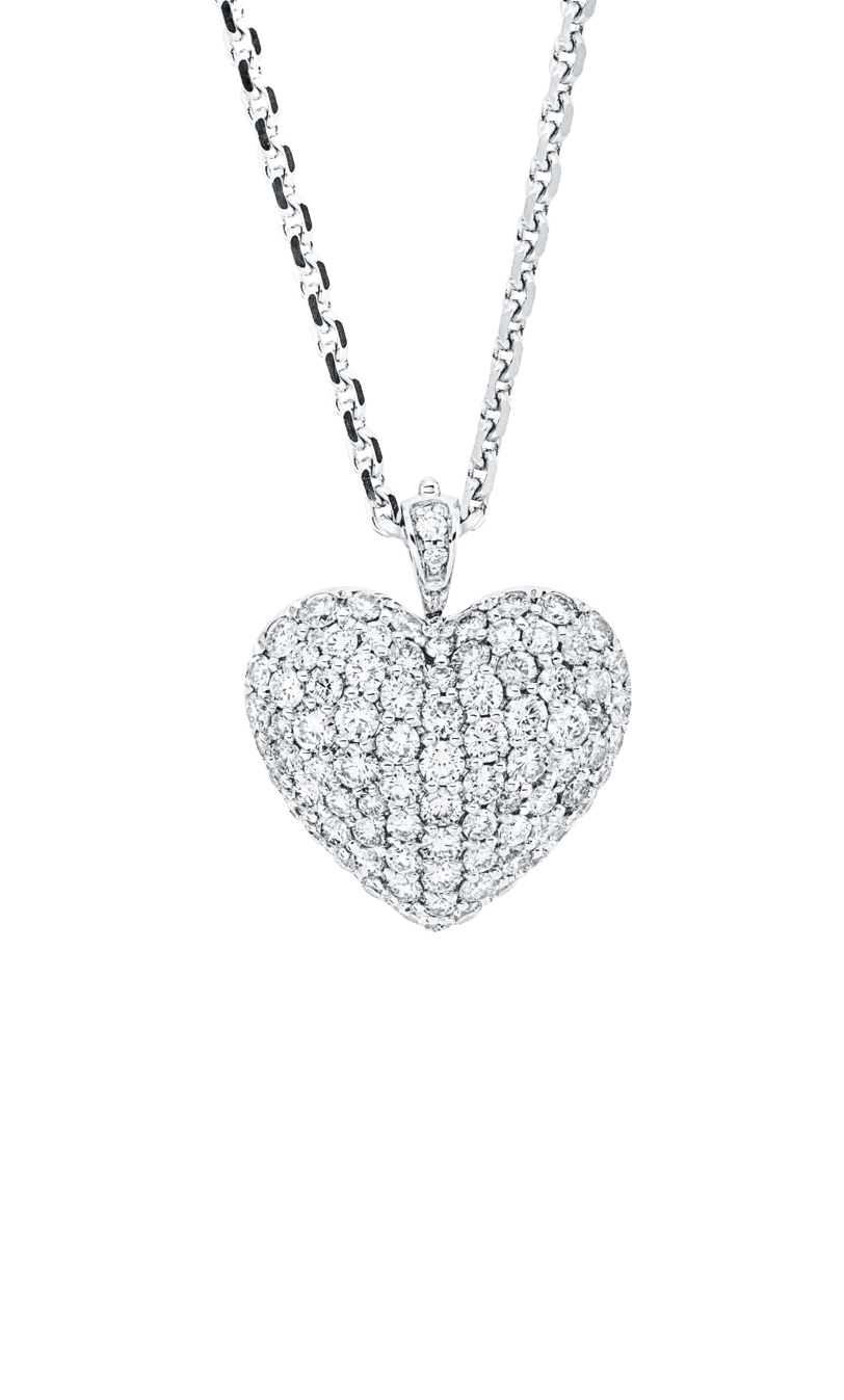 Brogle Selection Herzanhänger mit Diamanten